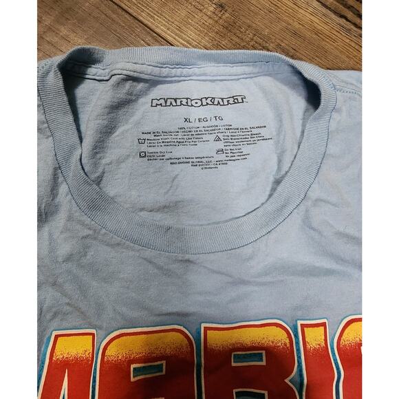 Pre-owned Mario Kart Blue Tshirt Mens Size XL. 2135 - Picture 3 of 6
